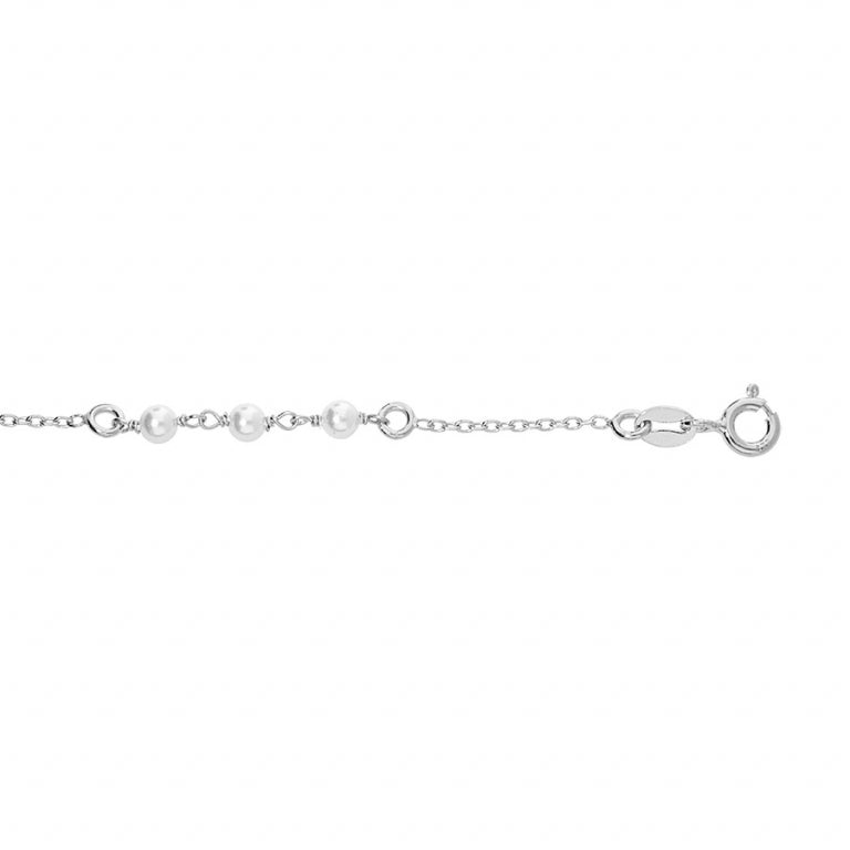 Pärlarmband – Silver | Azulin