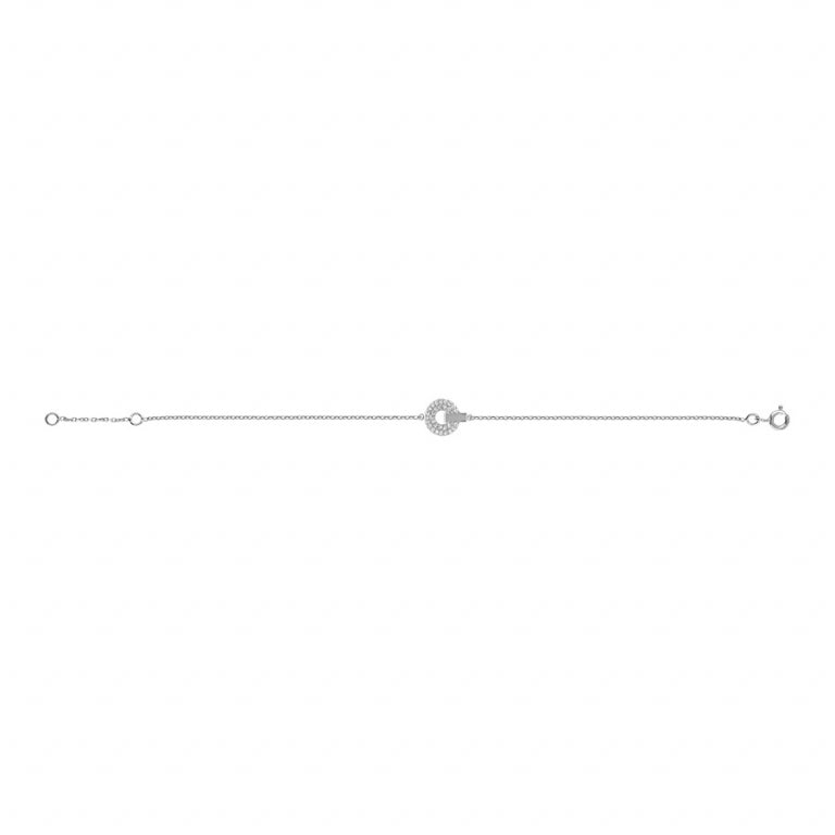 Bracciale rotondo – Argento | Azuline vista 2