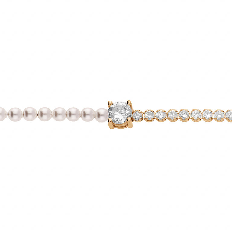 River Armband – Silver Förgylld med Fine Guld | Azulin