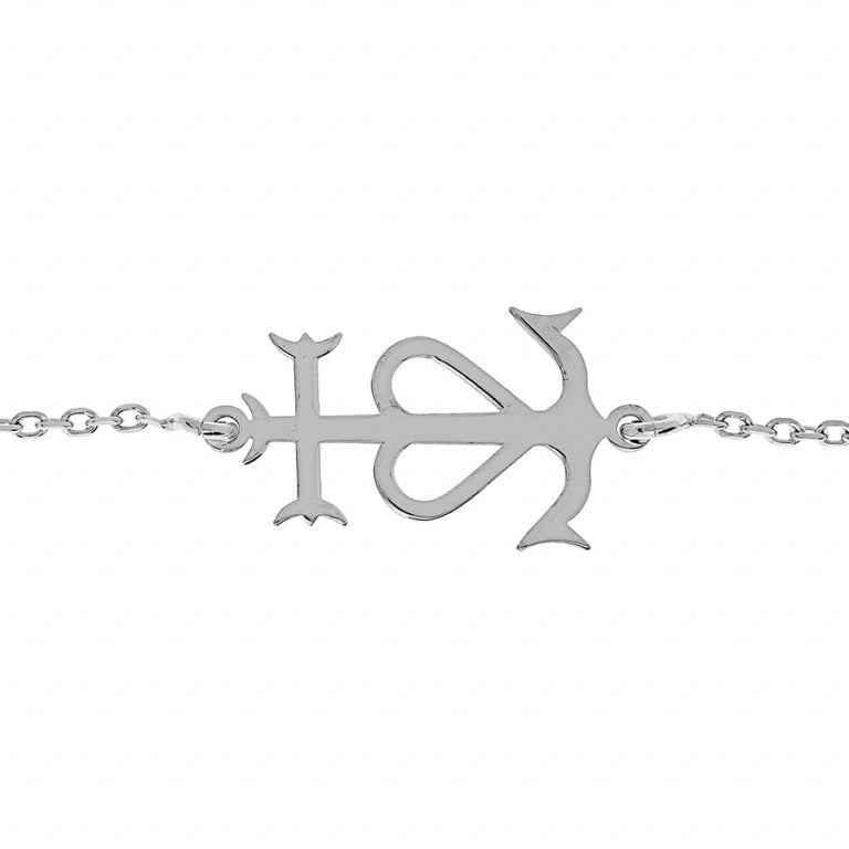 Camargue Cross Armbånd – Sølv | Azulin