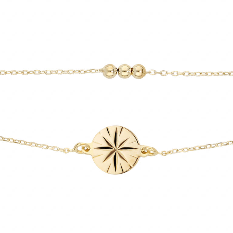 Pastille Bracelet – Silver Gilded with Fine Gold | Azuline view 2