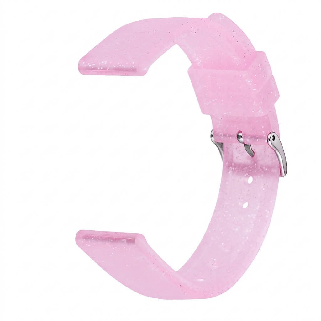 Bracelet de montre Ice-Watch silicone rose Glitter Pink-a-boo 16 mm boucle argentée