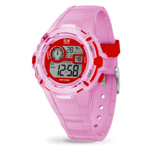 Ice-Watch DIGIT EXPLORER Lovely Pink Polyamidgehäuse Silikonarmband 023268