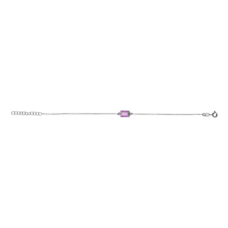 Bracciale rettangolare – Argento | Azuline vista 2