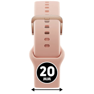 Bracelet de montre Ice-Watch silicone rose Nude 20 mm boucle or rose