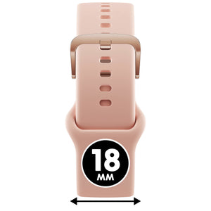 Bracelet de montre Ice-Watch silicone rose Nude 18 mm boucle or rose