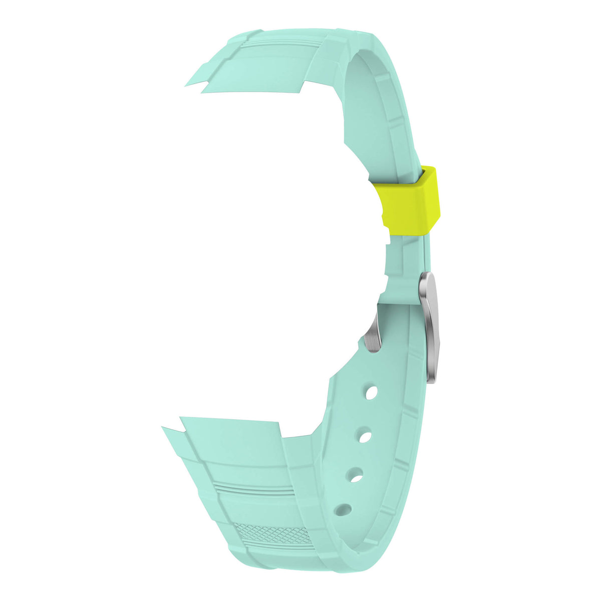 Bracelet de montre Ice-Watch silicone vert Atomizer / Evening Primrose 16,8 mm boucle argentée