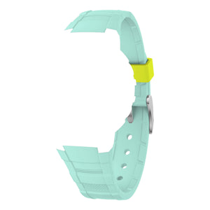Bracelet de montre Ice-Watch silicone vert Atomizer / Evening Primrose 16,8 mm boucle argentée