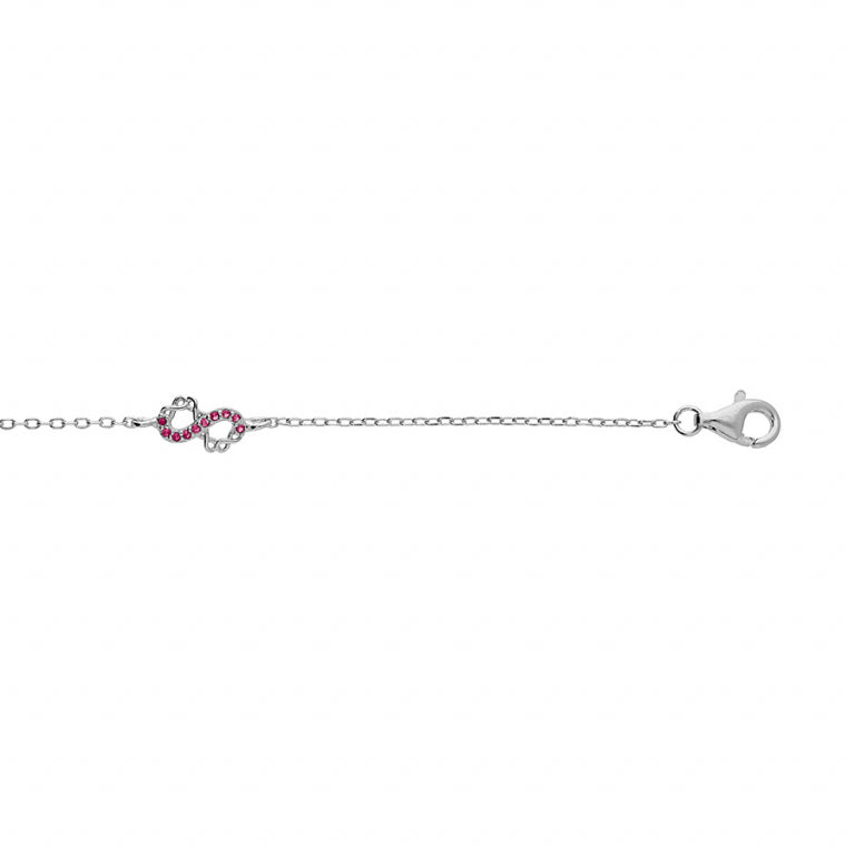 Infinity Bracelet – Silver | Azuline view 2