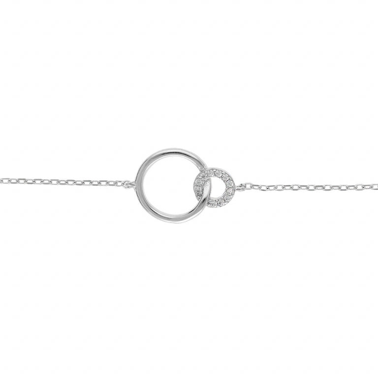 Kreis-Armband – Silber | Azuline Ansicht 2