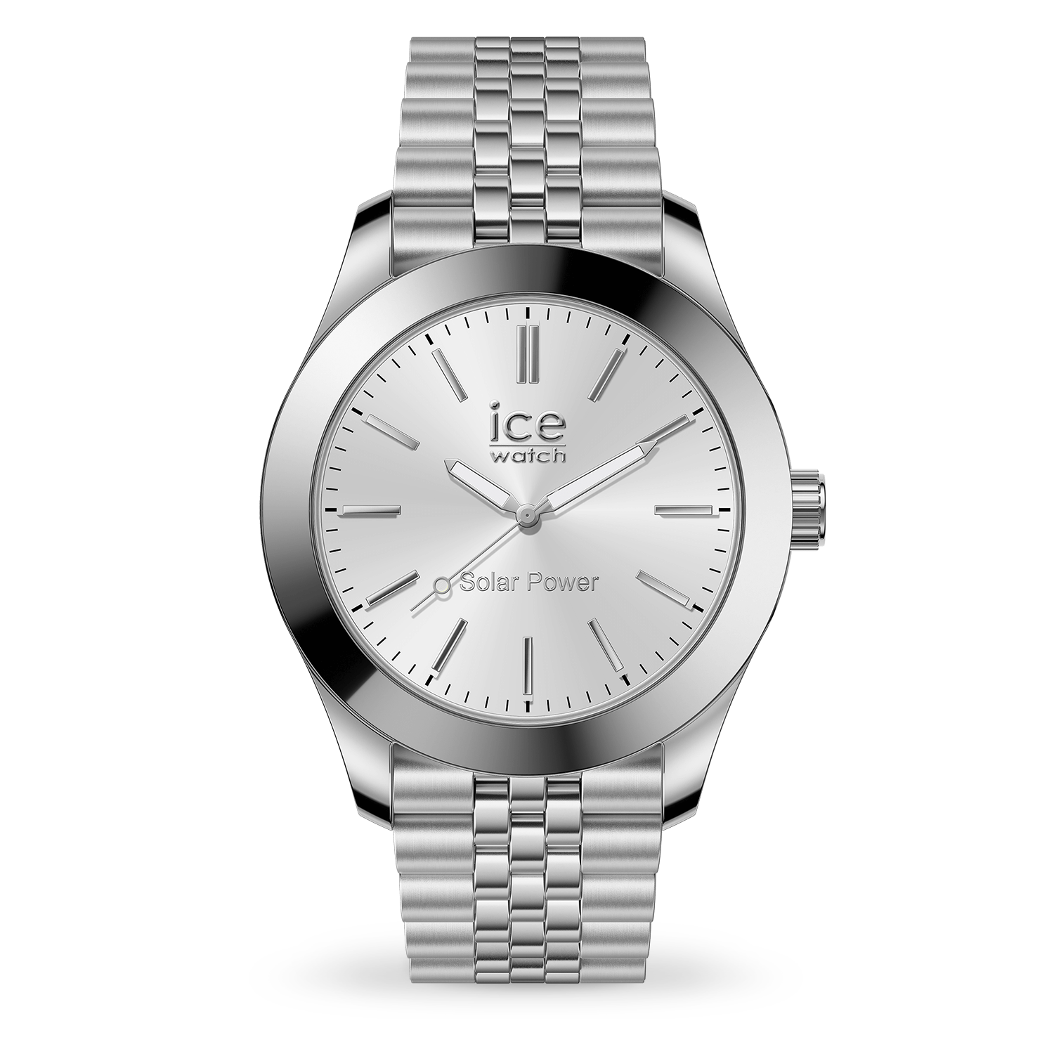 Ice-Watch STEEL SOLAR Brazalete de acero inoxidable plateado 023797
