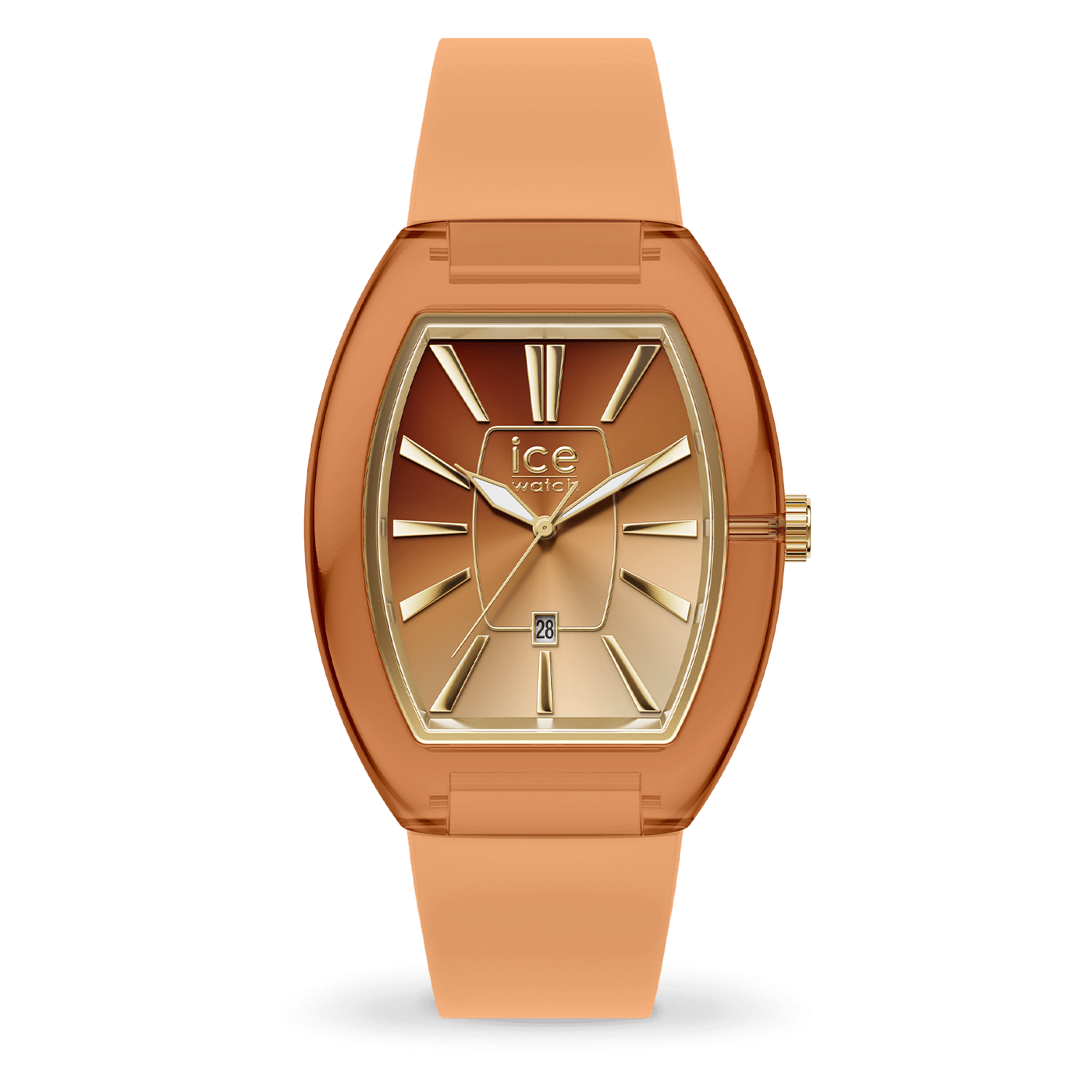 Ice-Watch DOME Peach Cherry Sunset klocka i polyamidfodral 024036