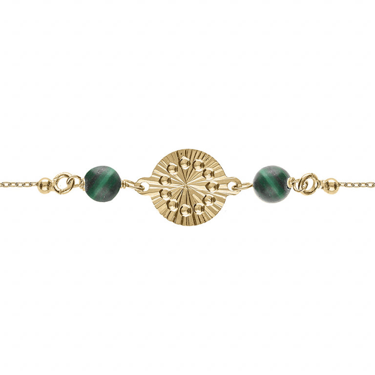 Pulseira Círculo – Prata Dourada com Ouro Fino | Azuline