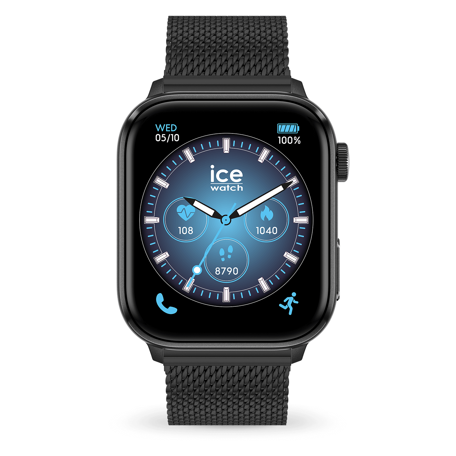 Klokke Ice-Watch SMART 3.0 Svart Milanese sinklegering koffert 024300