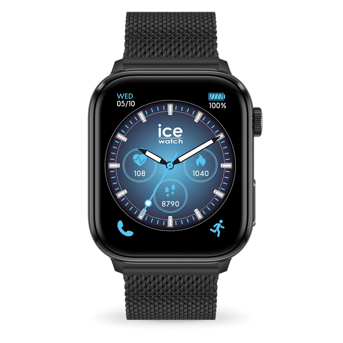 Csatlakoztatott óra Ice-Watch SMART 3.0 Black Milanese Medium | 024300