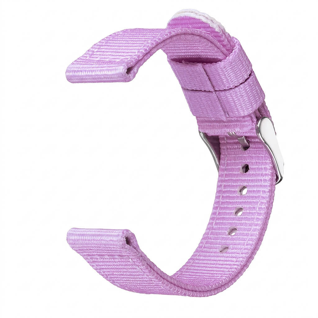 Bracelet de montre Ice-Watch nylon violet Purple 14 mm boucle argentée