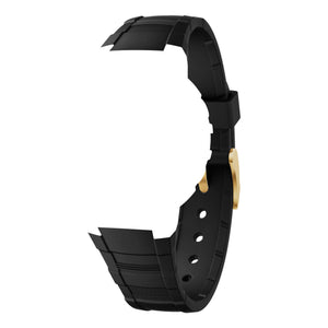 Bracelet de montre Ice-Watch silicone noir Black 16,8 mm boucle dorée