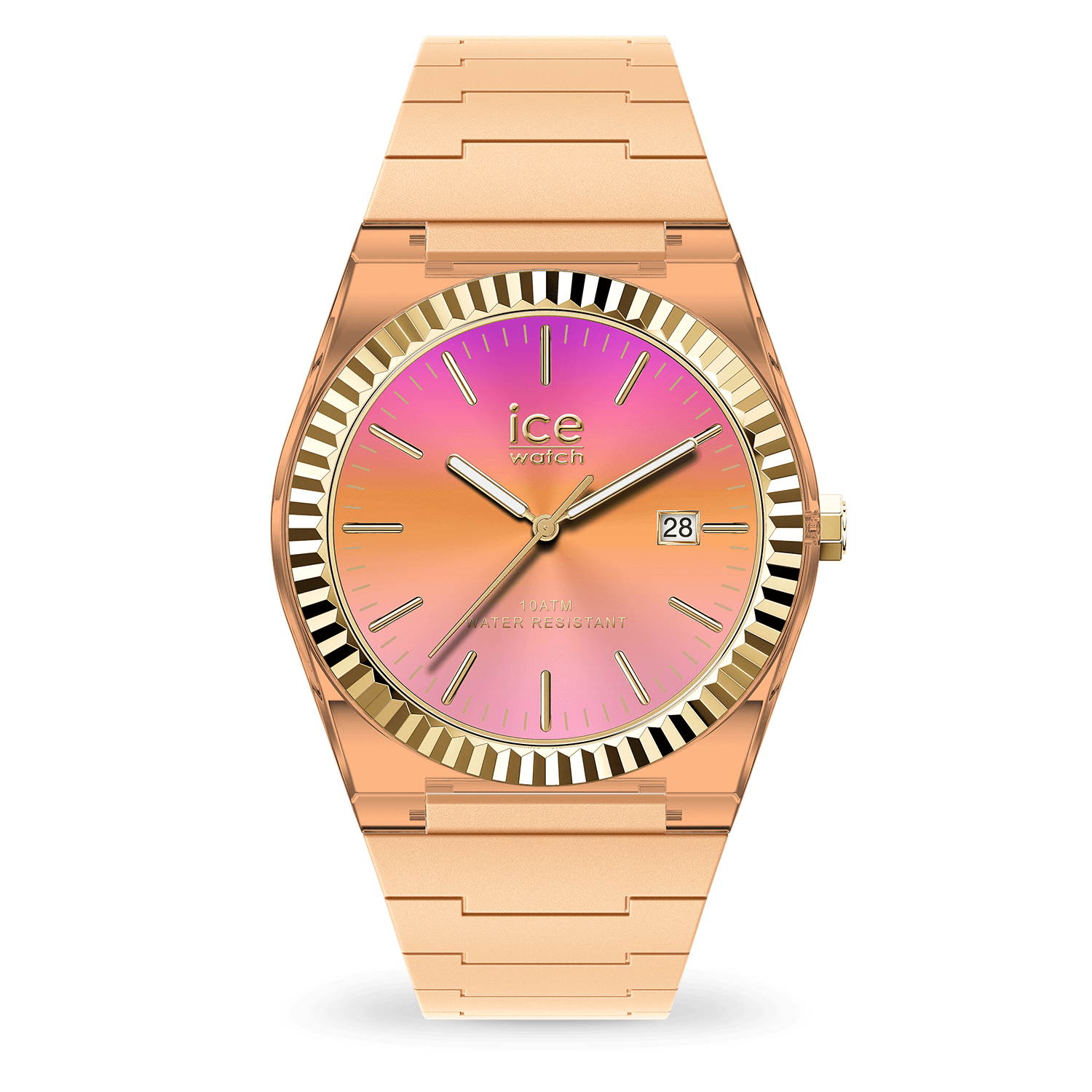 Ice-Watch POWER Sunset Peach klokke i polyamid silikonrem 024762