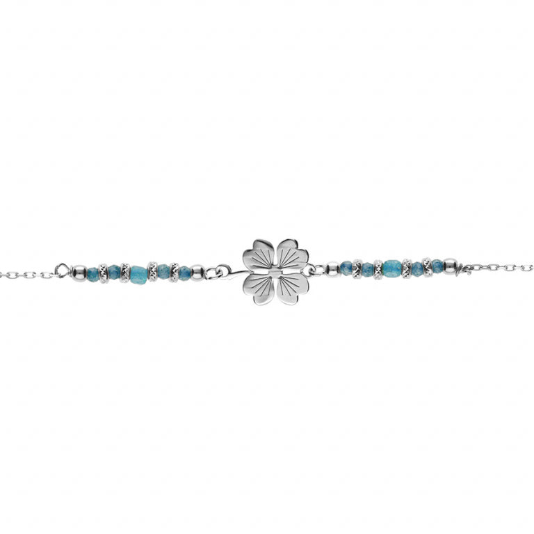 Klöverarmband – Silver | Azulin