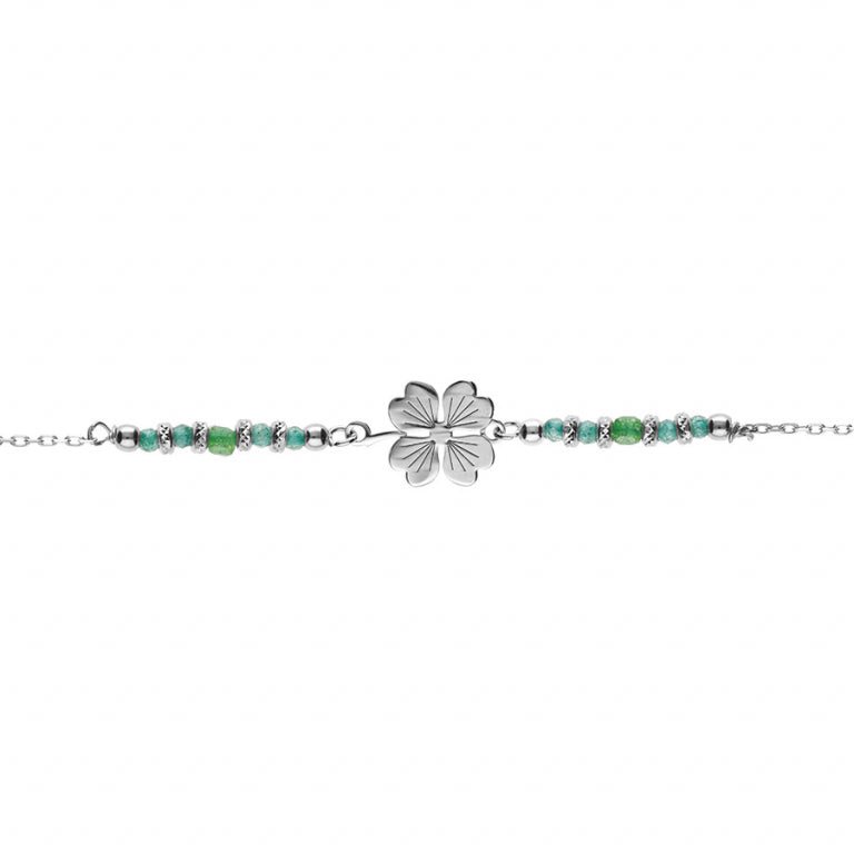 Klöverarmband – Silver | Azulin