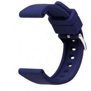 Bracelet de montre Ice-Watch silicone bleu Blue 16 mm boucle argentée