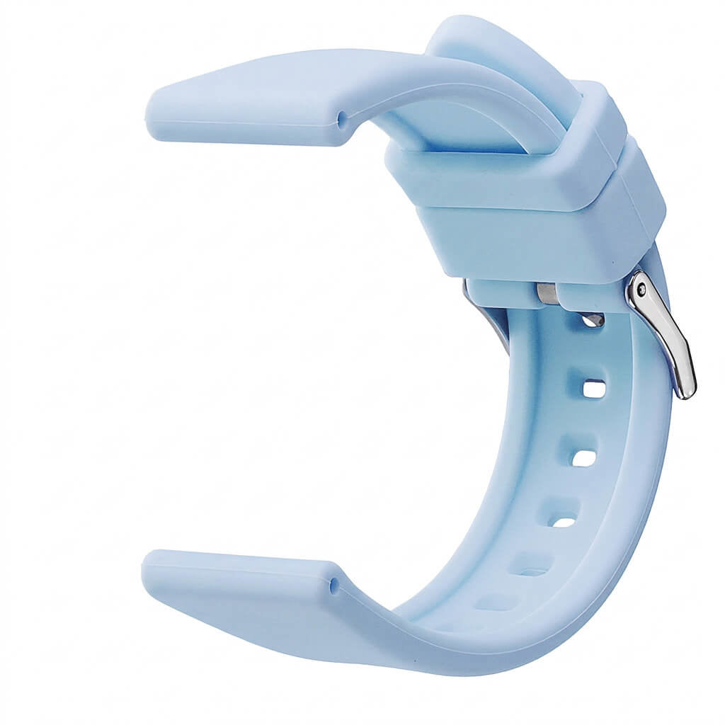 Bracelet de montre Ice-Watch silicone bleu Blue 16 mm boucle argentée
