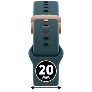 Bracelet de montre Ice-Watch silicone vert Green 20 mm boucle or rose