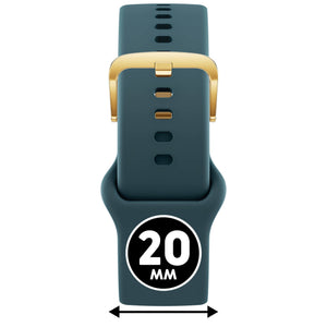 Bracelet de montre Ice-Watch silicone vert Green 20 mm boucle dorée