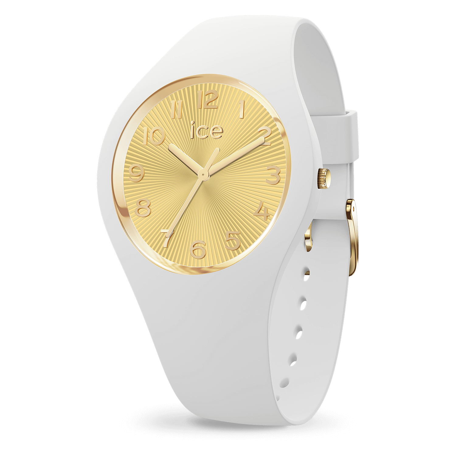 Watch Ice-Watch CHAMPAGNE White Gold silicone case 025250