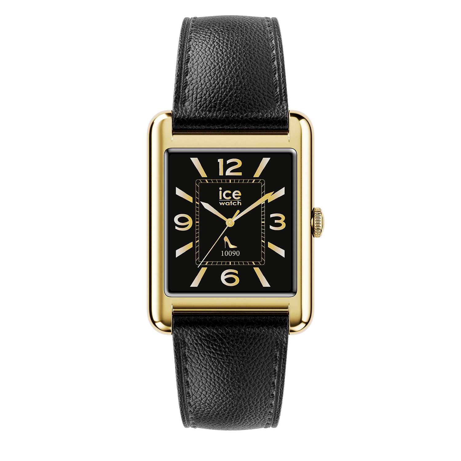 Ice-Watch SMART TKS 2.0 حزام جلد ذهبي ذهبي أسود 025286