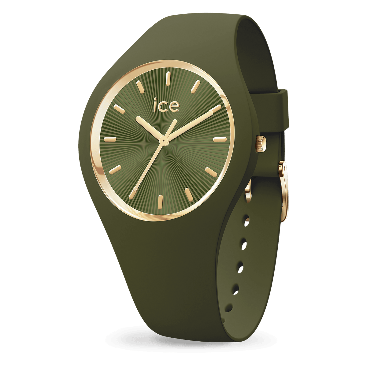 Ice-Watch CHAMPAGNE オリーブ グリーン 40 mm シリコン ストラップ 025353
