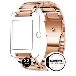 Bracelet de montre Ice-Watch acier or rose Rose-Gold Shiny 22 mm fermoir coulissant