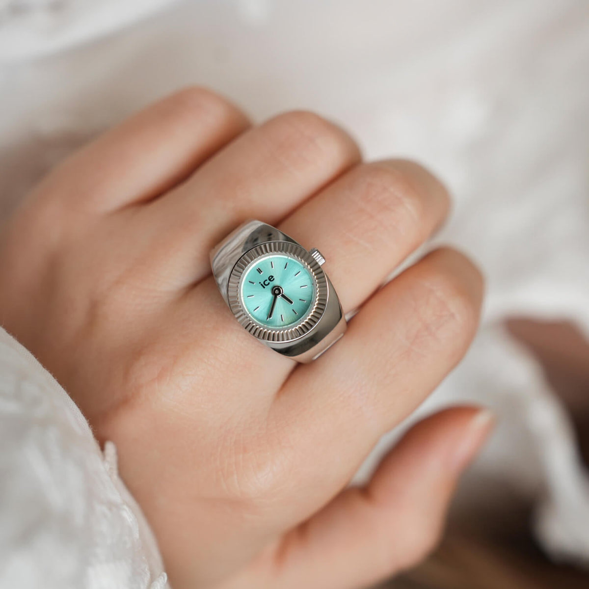 Ice-Watch ringklokke CHOUCHOU Silver Turquoise 025515 visning 5