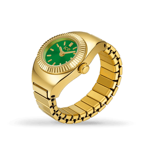Ice-Watch gyűrűs óra CHOUCHOU Gold Olive acél karkötő 025517