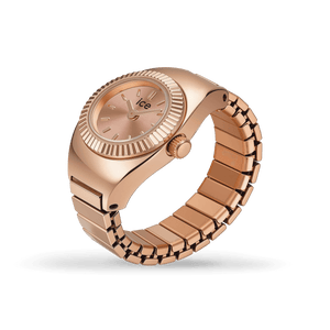 Ice-Watch gyűrűs óra CHOUCHOU Rose-Gold acél karkötő 025519