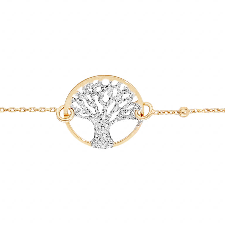 Circle Bracelet – Silver Gilded with Fine Gold | Azuline view 2