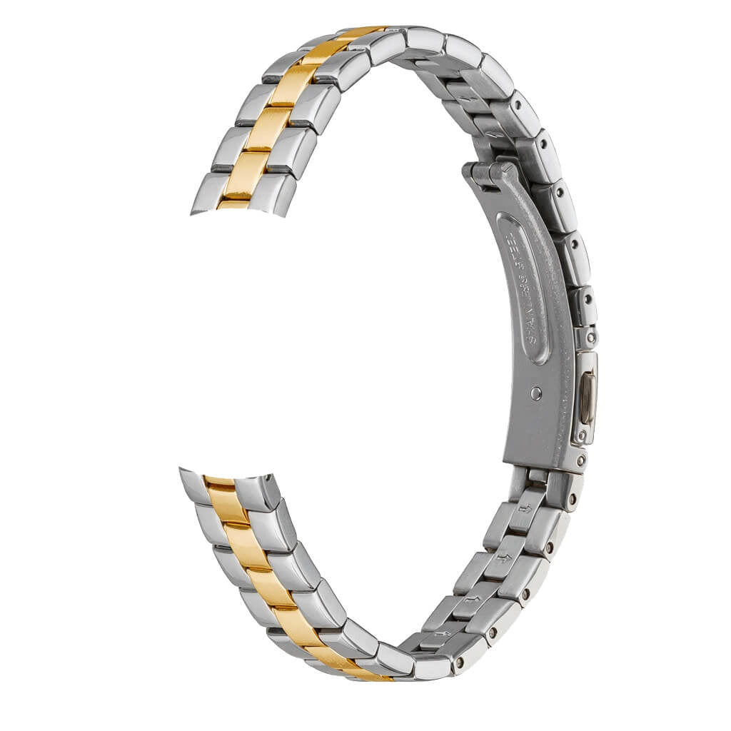 Bracelet de montre Ice-Watch acier argent et doré Silver Gold Shiny 10 mm boucle déployante