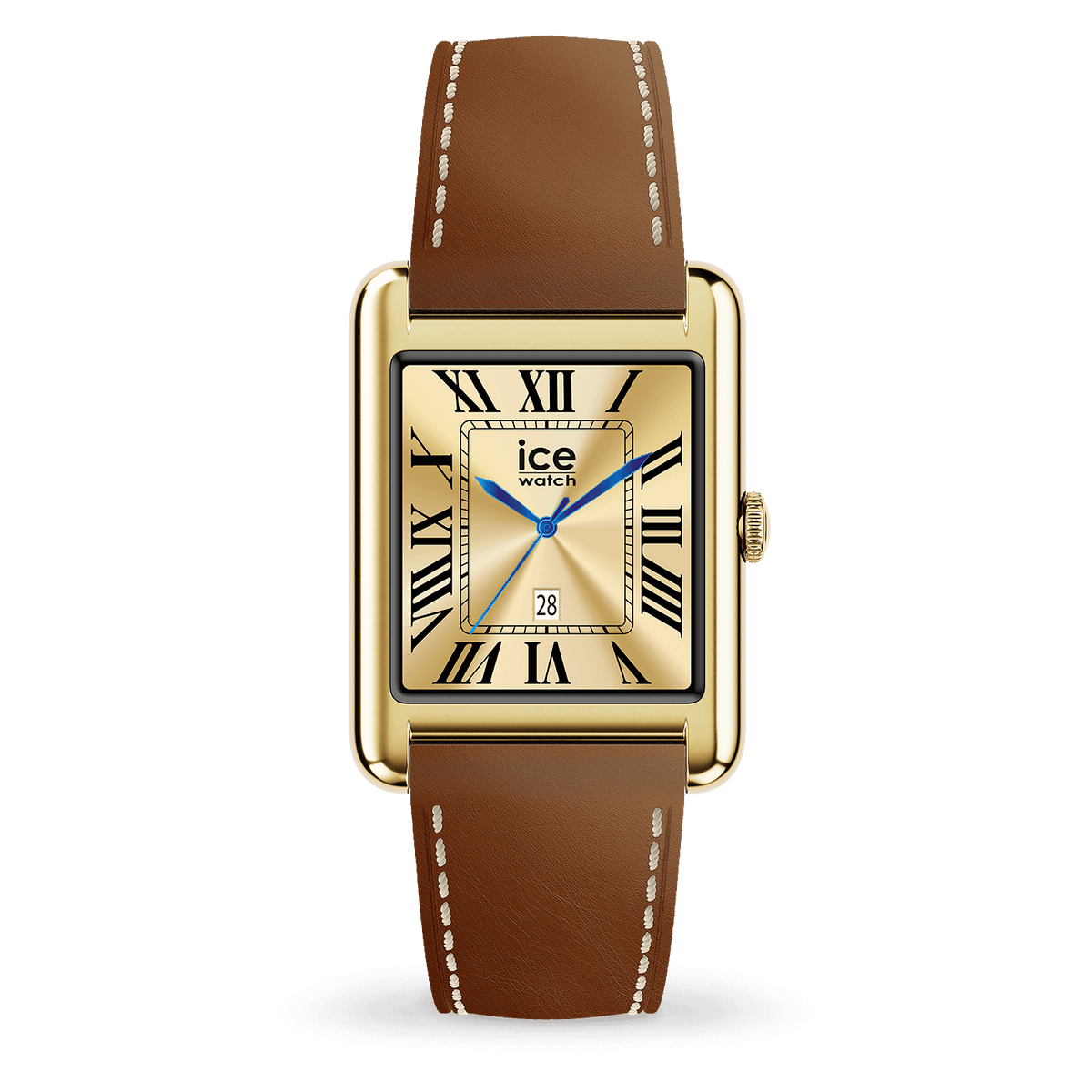 Tilkoblet klokke Ice-Watch SMART TKS 2.0 Gold Camel Medium lærreim 025619
