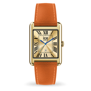 Ansluten klocka Ice-Watch SMART TKS 2.0 Guld Orange Medium läderrem 025620