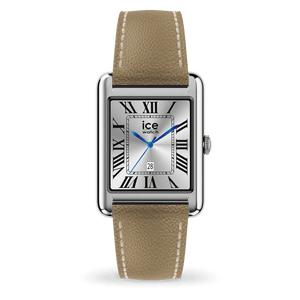 Connected klocka Ice-Watch SMART TKS 2.0 Silver Taupe Medium läderrem 025622
