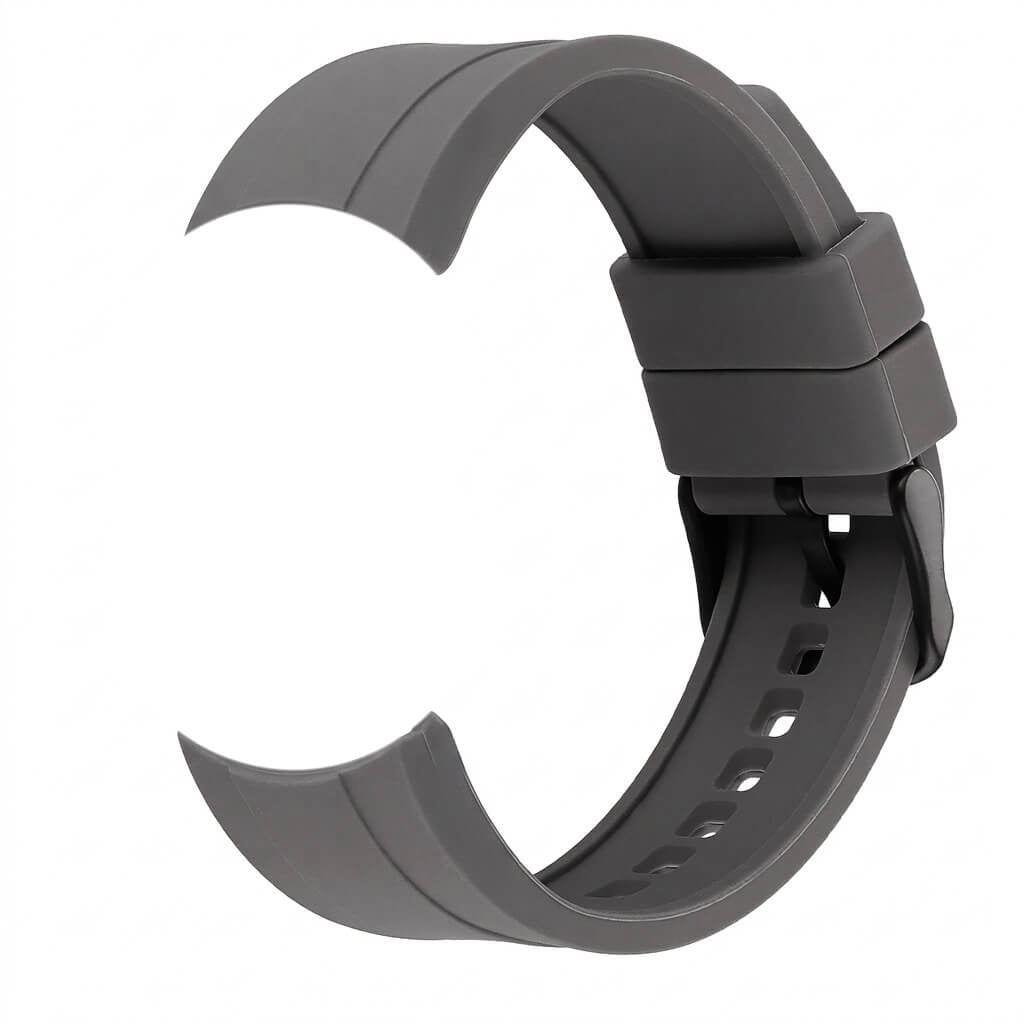 Bracelet de montre Ice-Watch silicone gris Gray 22 mm boucle argentée