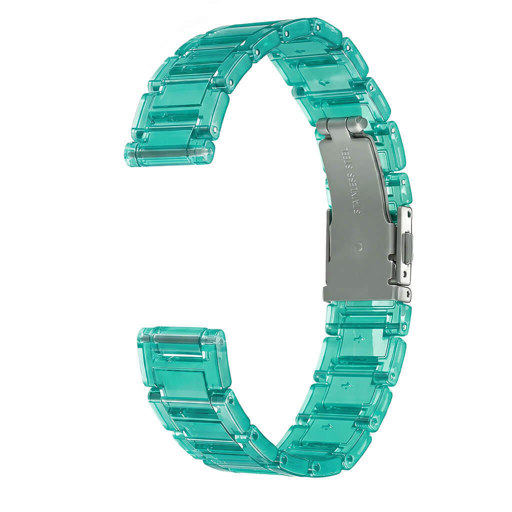 Bracelet de montre Ice-Watch polyamide vert Clear Turquoise 16 mm boucle argentée