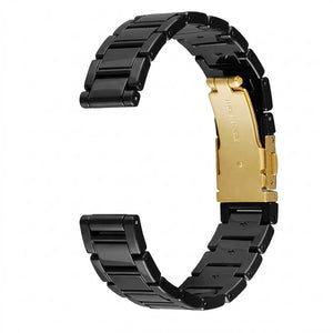 Bracelet de montre Ice-Watch polyamide noir Solid Black 16 mm boucle argentée
