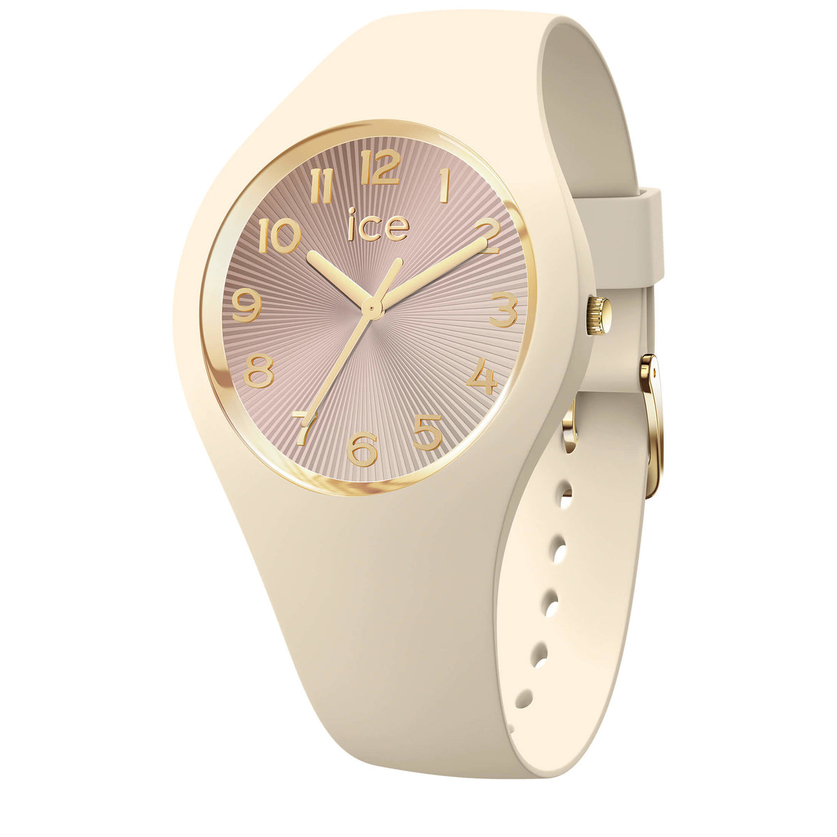 Montre Ice-Watch CHAMPAGNE Almond Cappuccino bracelet silicone 025928