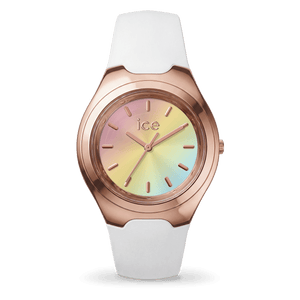 Ice-Watch BUBBLE White Sunset Rainbow silikonrem 025953