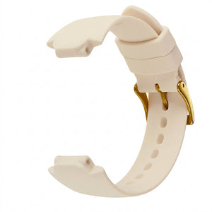 Bracelet de montre Ice-Watch silicone beige Beige 16 mm boucle dorée