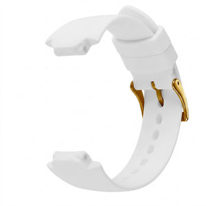 Bracelet de montre Ice-Watch silicone blanc White 16 mm boucle dorée