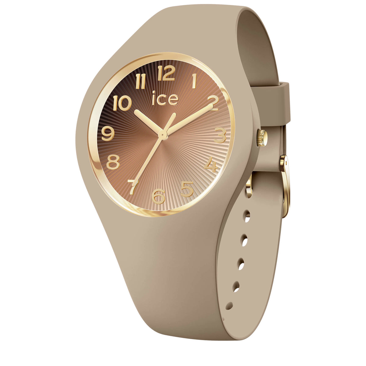 Montre Ice-Watch CHAMPAGNE Taupe Cappuccino bracelet silicone 026175