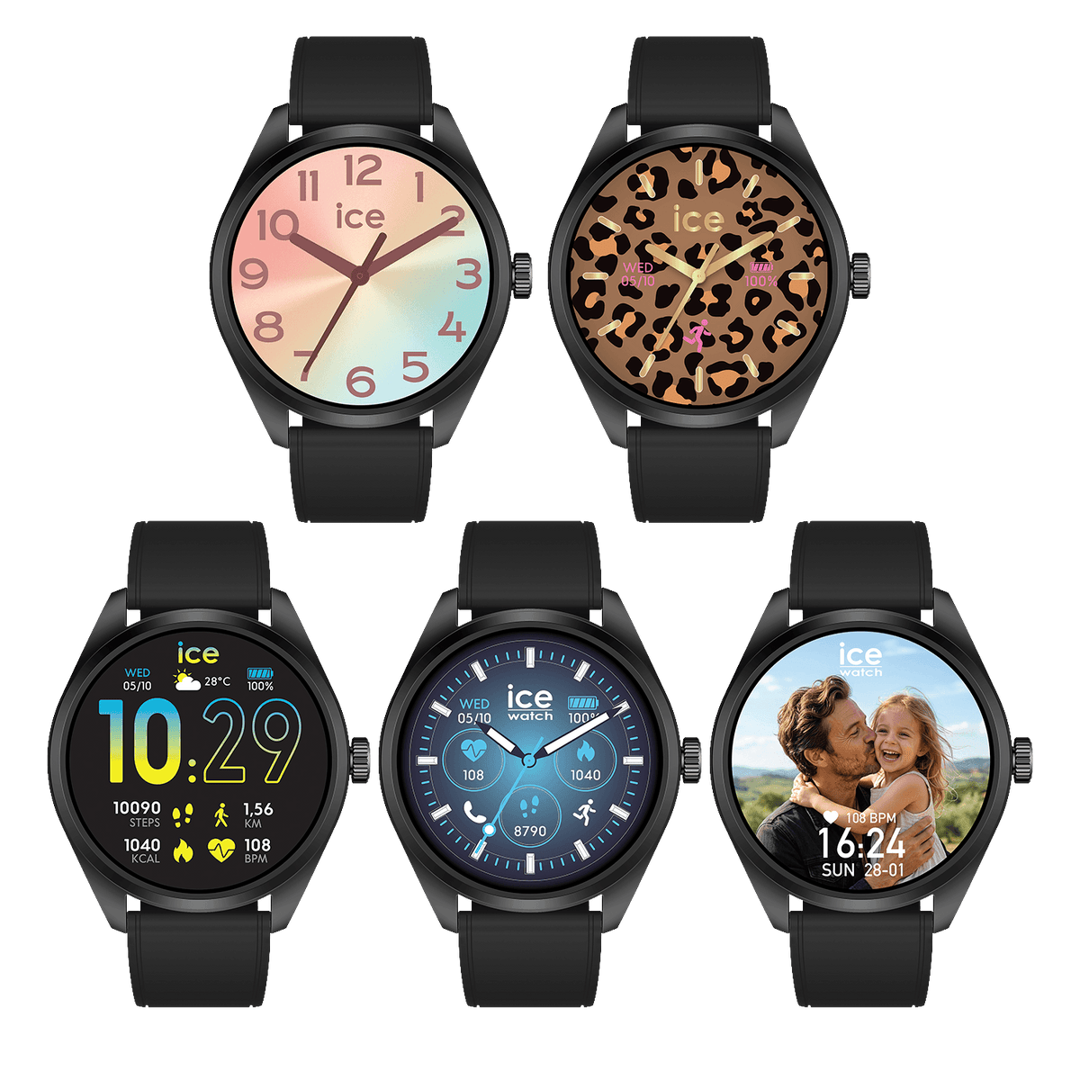 Tilkoblet klokke Ice-Watch SMART FOREVER Black 026217 visning 5