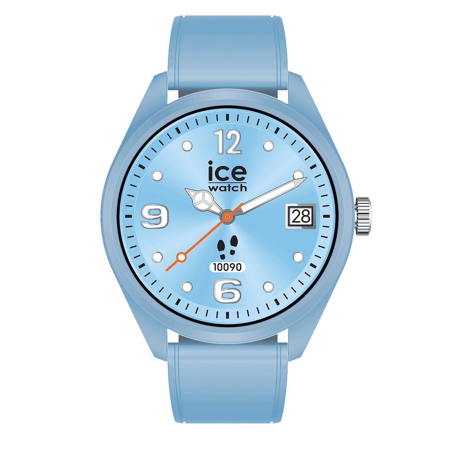 Tilkoblet klokke Ice-Watch SMART FOREVER Bubble Blue silikonrem 026220